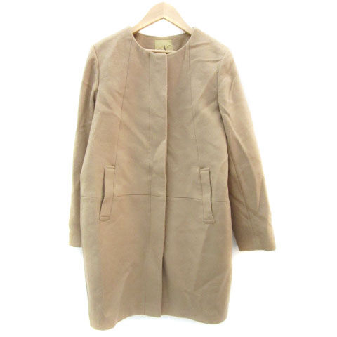 【中古】N.Natural Beauty Basic N.ナチュラルビューティーベーシック ノーカラーコート ロング丈 M ライトブラウン 薄茶 /YM1 レディース 【ベクトル 古着】 250114 【中古】N.Natural Beauty Basic N.ナチュラルビューティーベーシック ノーカラーコート ロング丈 M ライトブラウン 薄茶 /YM1 レディース 【ベクトル 古着】 250114