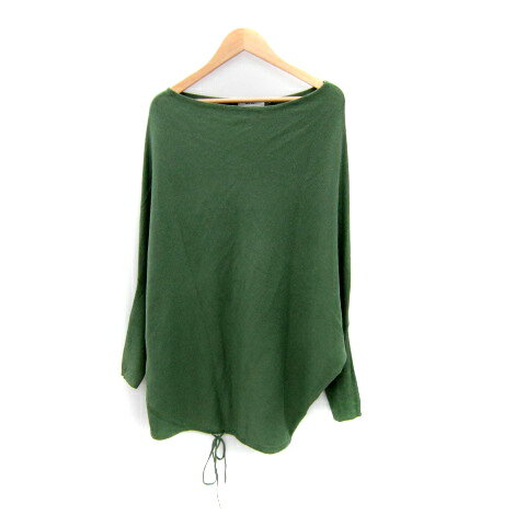 【中古】ニコアンド Niko and.. ニット カットソー 長袖 ドルマンスリーブ ボートネック アンゴラ混 4 ..