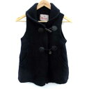 【中古】マオメイド mao made ニットベスト ミドル丈 M 紺 ネイビー /SM2 レディース 【ベクトル 古着】 250120