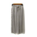 【中古】テチチ Te chichi ワイドパンツ アンクル丈 無地 F オフホワイト /SY23 レディース 【ベクトル 古着】 250214