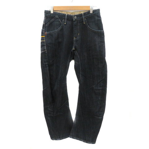 【中古】エドウィン EDWIN 505 デニムパンツ ジーンズ カーブパンツ アンクル丈 28 XS ダークインディゴ /YK19 メンズ 【ベクトル 古着】 250219