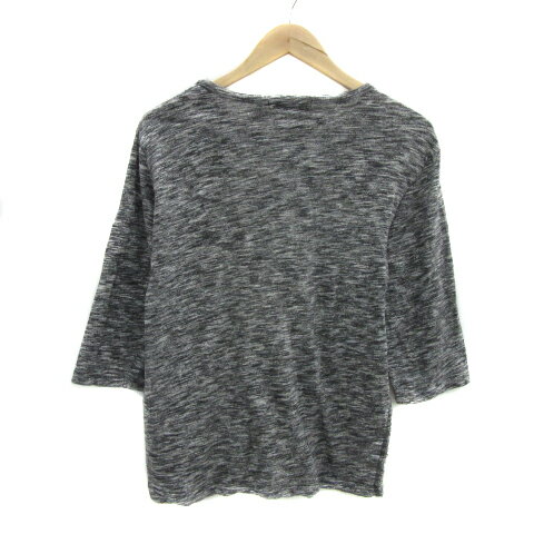 【中古】アズールバイマウジー AZUL by moussy Tシャツ カットソー 半袖 ラウンドネック S グレー /YS21 メンズ 【ベクトル 古着】 250213