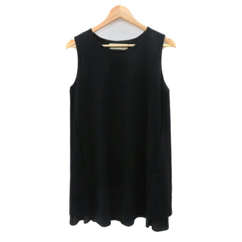【中古】ジュエルチェンジズ Jewel Changes アローズ ノースリーブワンピース ミニ丈 黒 ブラック /YK47 レディース 【ベクトル 古着】 250307