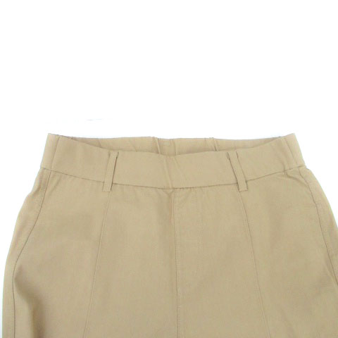 【中古】ドゥクラッセ DoCLASSE テーパードパンツ アンクル丈 イージー 7 S ベージュ /HO18 レディース 【ベクトル 古着】 250313