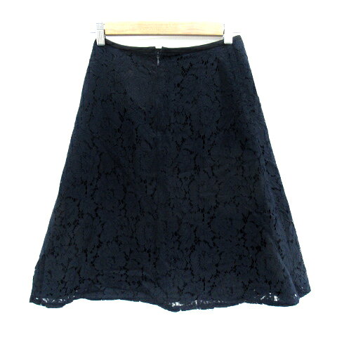 【中古】ロペピクニック ROPE Picnic フレアスカート ミモレ丈 総レース 36 S 紺 ネイビー /SM14 レディース 【ベクトル 古着】 250325 auc-vector-20242824 ブランド古着の買取販売ベクトル サンプル画像2