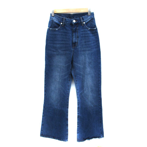 【中古】未使用品 アルシーヴ archives フレアデニムパンツ ジーンズ ロング丈 ウォッシュ加工 M 青 ブルー /SM25 レディース 【ベクトル 古着】 250320 【中古】未使用品 アルシーヴ archives フレアデニムパンツ ジーンズ ロング丈 ウォッシュ加工 M 青 ブルー /SM25 レディース 【ベクトル 古着】 250320
