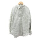 【中古】マウジー MOUSSY カジュアルシャツ 長袖 ストライプ柄 F マルチカラー オフホワイト /YK34 レディース 【ベクトル 古着】 250325(4)