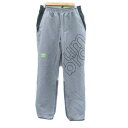 【中古】アンブロ UMBRO スポーツウエア パンツ イージー ロング丈 プリント L グレー 黒 ブラック /HO17 メンズ 【ベクトル 古着】 250402(4)