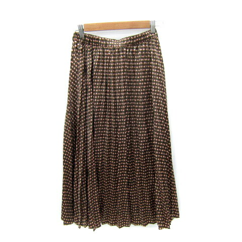 【中古】ロペピクニック ROPE Picnic × アポロ プリーツスカート ロング丈 マキシ丈 総柄 マルチカラー 38 M カーキ /SY17 レディース 【ベクトル 古着】 250418 【中古】ロペピクニック ROPE Picnic × アポロ プリーツスカート ロング丈 マキシ丈 総柄 マルチカラー 38 M カーキ /SY17 レディース 【ベクトル 古着】 250418