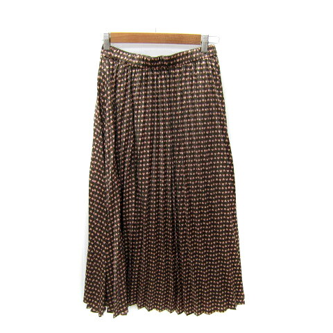【中古】ロペピクニック ROPE Picnic × アポロ プリーツスカート ロング丈 マキシ丈 総柄 マルチカラー 38 M カーキ /SY17 レディース 【ベクトル 古着】 250418 auc-vector-20282612 ブランド古着の買取販売ベクトル サンプル画像2