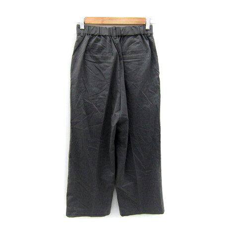 【中古】グローバルワーク GLOBAL WORK スラックスパンツ ワイドパンツ アンクル丈 無地 S グレー /SY12 レディース 【ベクトル 古着】 250416 auc-vector-20286353 ブランド古着の買取販売ベクトル サンプル画像2