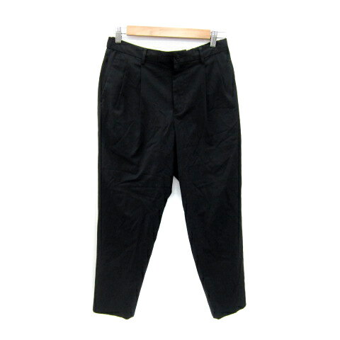 【中古】グリーンレーベルリラクシング ユナイテッドアローズ green label relaxing スラックスパンツ テーパードパンツ アンクル丈 無地 M 黒 ブラック /SY13 メンズ 【ベクトル 古着】 250416 【中古】グリーンレーベルリラクシング ユナイテッドアローズ green label relaxing スラックスパンツ テーパードパンツ アンクル丈 無地 M 黒 ブラック /SY13 メンズ 【ベクトル 古着】 250416