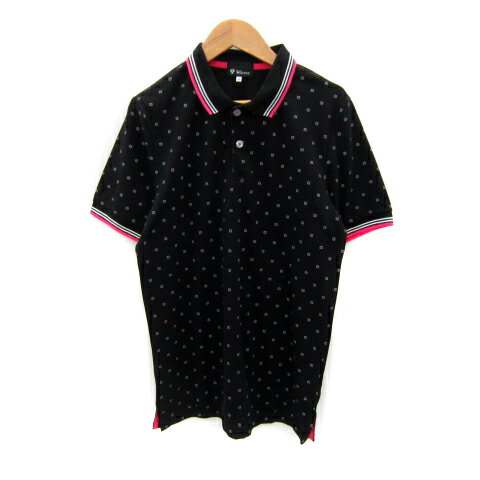 【中古】ティーケーミクスパイス タケオキクチ THE SHOP TK MIXPICE ポロシャツ 半袖 ポロカラー 総柄 M 黒 ブラック /SY28 メンズ 【ベクトル 古着】 250425 【中古】ティーケーミクスパイス タケオキクチ THE SHOP TK MIXPICE ポロシャツ 半袖 ポロカラー 総柄 M 黒 ブラック /SY28 メンズ 【ベクトル 古着】 250425