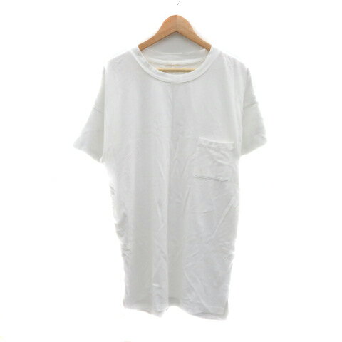 【中古】スタディオクリップ Studio Clip チュニック カットソー 半袖 M 白 ホワイト /YK19 レディース 【ベクトル 古着】 250430 【中古】スタディオクリップ Studio Clip チュニック カットソー 半袖 M 白 ホワイト /YK19 レディース 【ベクトル 古着】 250430