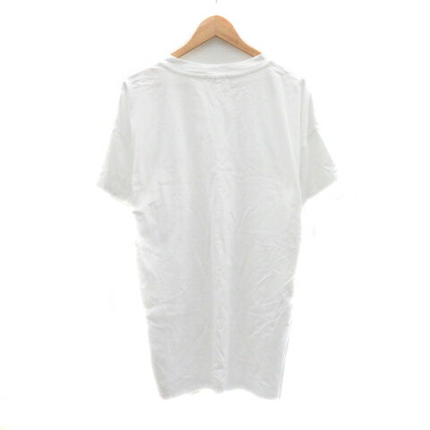 【中古】スタディオクリップ Studio Clip チュニック カットソー 半袖 M 白 ホワイト /YK19 レディース 【ベクトル 古着】 250430