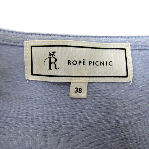【中古】ロペピクニック ROPE Picnic カットソー 半袖 ラウンドネック 無地 38 M ブルー /SY44 レディース 【ベクトル 古着】 250423 auc-vector-20297659 ブランド古着の買取販売ベクトル サンプル画像3