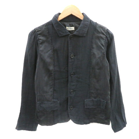 【中古】プランテーション plantation ステンカラージャケット ミドル丈 シングルボタン M 紺 ネイビー /YK26 レディース 【ベクトル 古着】 250523 【中古】プランテーション plantation ステンカラージャケット ミドル丈 シングルボタン M 紺 ネイビー /YK26 レディース 【ベクトル 古着】 250523