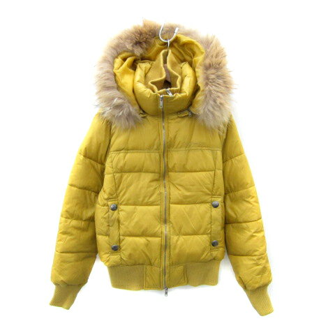 【中古】ラブガールズマーケット LOVE GIRLS MARKET 中綿ジャケット ミドル丈 フード付き ジップアップ ファー イエロー 黄 /SY8 レディース 【ベクトル 古着】 250522 【中古】ラブガールズマーケット LOVE GIRLS MARKET 中綿ジャケット ミドル丈 フード付き ジップアップ ファー イエロー 黄 /SY8 レディース 【ベクトル 古着】 250522