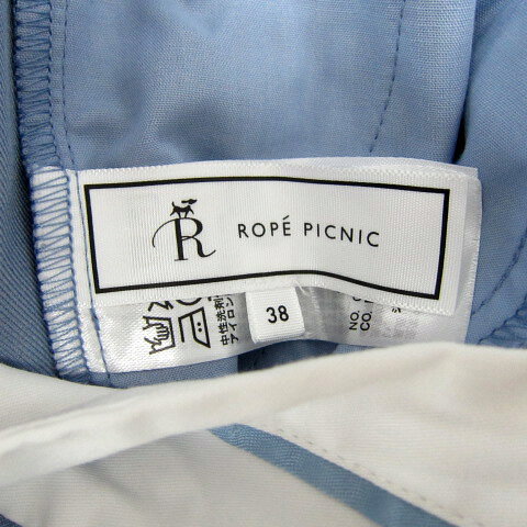 【中古】ロペピクニック ROPE Picnic スラックスパンツ テーパードパンツ ロング丈 無地 38 M 水色 ライトブルー /SY18 レディース 【ベクトル 古着】 250523 auc-vector-20339437 ブランド古着の買取販売ベクトル サンプル画像3