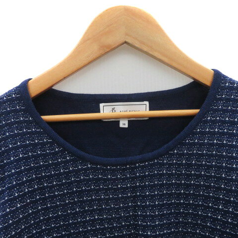 【中古】ロペピクニック ROPE Picnic ニット カットソー 長袖 38 M 紺 ネイビー 白 ホワイト /YK40 レディース 【ベクトル 古着】 250527 auc-vector-20328947 ブランド古着の買取販売ベクトル サンプル画像3