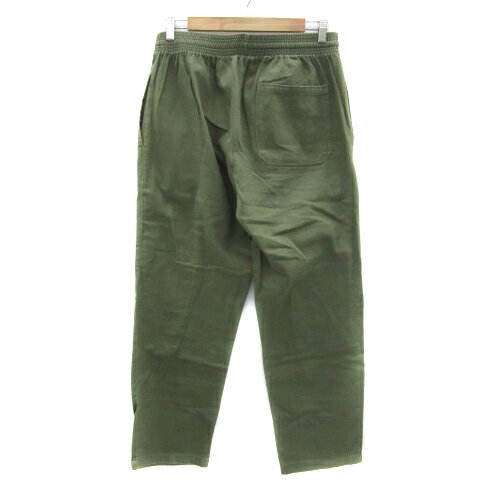 【中古】コーエン coen テーパードパンツ アンクル丈 無地 イージー L カーキ /YS20 メンズ 【ベクトル 古着】 250520