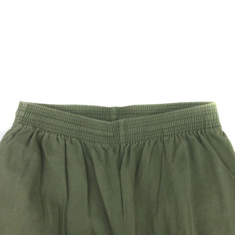 【中古】コーエン coen テーパードパンツ アンクル丈 無地 イージー L カーキ /YS20 メンズ 【ベクトル 古着】 250520