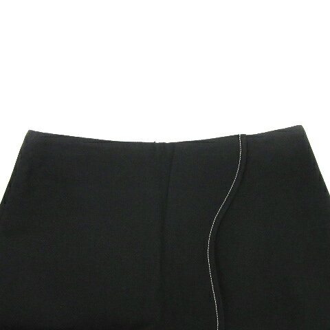 【中古】タラジャーモン TARA JARMON 台形スカート ひざ丈 無地 36 S 黒 ブラック 白 ホワイト /YS5 レディース 【ベクトル 古着】 250606 auc-vector-20358186 ブランド古着の買取販売ベクトル サンプル画像3