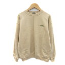 【中古】ジュンココシノ JUNKO KOSHINO トレーナー カットソー 長袖 オーバーサイズ M ベージュ カーキ /YK21 レディース 【ベクトル 古着】 250626