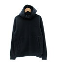 【中古】アンダーアーマー UNDER ARMOUR パーカー ミドル丈 プルオーバー ロゴ 裏起毛 SM 紺 ネイビー /SM24 メンズ 【ベクトル 古着】 250616