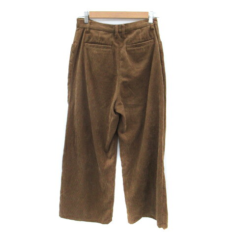 【中古】ロペピクニック ROPE Picnic ワイドパンツ ロング丈 コーデュロイ 38 M 茶 ブラウン /SM27 レディース 【ベクトル 古着】 250630 auc-vector-20399729 ブランド古着の買取販売ベクトル サンプル画像2