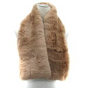 【中古】ポール&ジョー シスター PAUL&JOE SISTER ティペット マフラー ラビットファー 茶 ブラウン /SM7 レディース 【ベクトル 古着】 250703