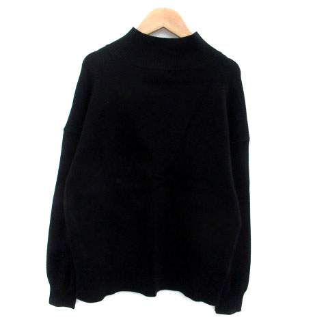 【中古】グローバルワーク GLOBAL WORK ニット セーター ハイネック 長袖 無地 M 黒 ブラック /HO11 レディース 【ベクトル 古着】 250728 auc-vector-20430033 ブランド古着の買取販売ベクトル サンプル画像2