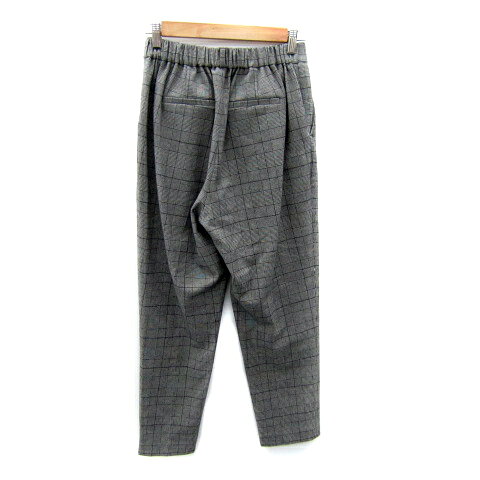 【中古】グローバルワーク GLOBAL WORK スラックスパンツ テーパードパンツ ロング丈 グレンチェック柄 M グレー /SY13 レディース 【ベクトル 古着】 250716 auc-vector-20421800 ブランド古着の買取販売ベクトル サンプル画像2
