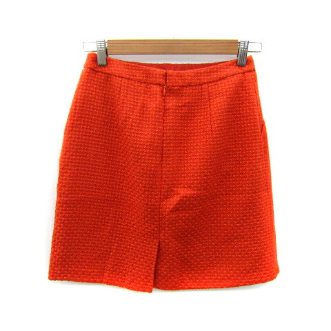 【中古】未使用品 ロペピクニック ROPE Picnic フレアスカート ミニ丈 ツイード スリット 38 M オレンジ /SY20 レディース 【ベクトル 古着】 250801 auc-vector-20430537 ブランド古着の買取販売ベクトル サンプル画像2