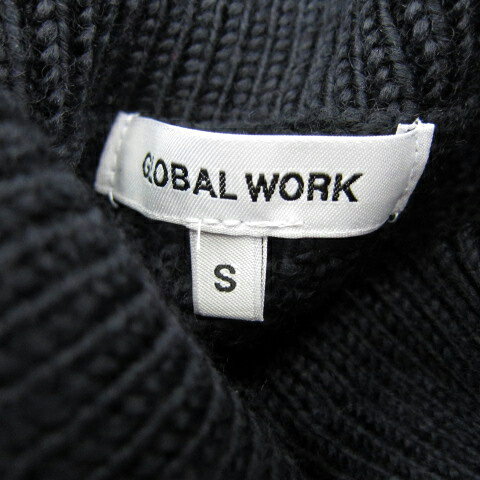 【中古】グローバルワーク GLOBAL WORK ニット セーター 長袖 タートルネック 無地 S 紺 ネイビー /SY5 レディース 【ベクトル 古着】 250729 auc-vector-20430369 ブランド古着の買取販売ベクトル サンプル画像3