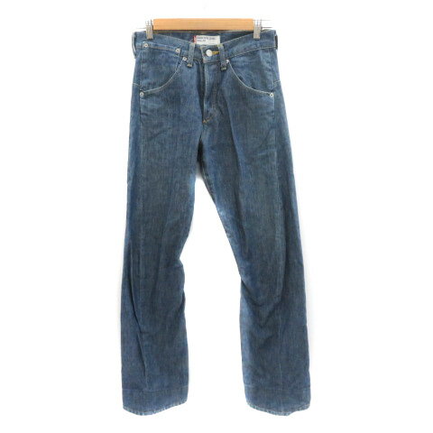 【中古】リーバイス Levi's デニムパンツ ジーンズ カーブパンツ ロング丈 ボタンダウン W29 S 青 ブルー /YK7 メンズ 【ベクトル 古着】 250719