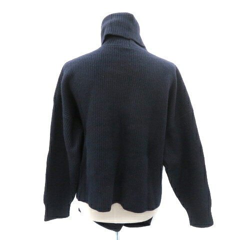 【中古】ミラオーウェン Mila Owen ニット セーター 長袖 タートルネック ウール オーバーサイズ 1 紺 ネイビー /YK29 レディース 【ベクトル 古着】 250722 auc-vector-20421691 ブランド古着の買取販売ベクトル サンプル画像2