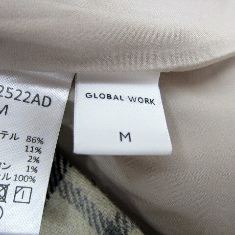 【中古】グローバルワーク GLOBAL WORK タイトスカート ロング丈 マキシ丈 チェック柄 スリット M 黒 ブラック ベージュ /SY13 レディース 【ベクトル 古着】 250806 auc-vector-20449739 ブランド古着の買取販売ベクトル サンプル画像3