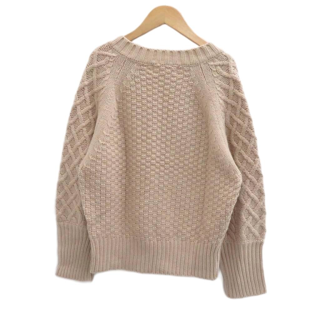 【中古】ロペピクニック ROPE Picnic ニット セーター 長袖 スリットネック 38 M ベージュ /SY38 レディース 【ベクトル 古着】 250806 auc-vector-20449762 ブランド古着の買取販売ベクトル サンプル画像2