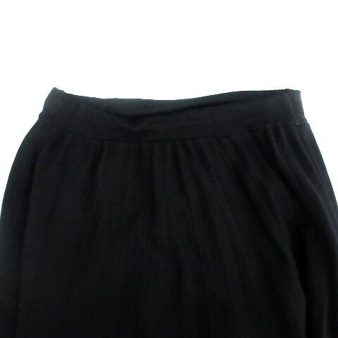 ブランド古着の買取販売ベクトルの【中古】リビアナ コンティ LIVIANA CONTI プリーツスカート ミモレ丈 シルク混 黒 ブラック /HO21 レディース 【ベクトル 古着】 250829｜アングル3