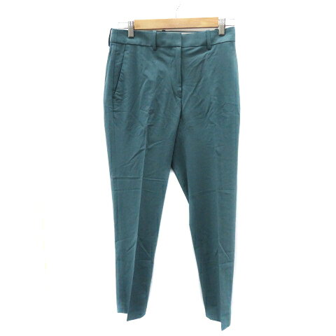 Wool - 【中古】デプレ DES PRES トゥモローランド テーパードパンツ スラックスパンツ アンクル丈 ウール 36 S 緑 グリーン /YK6 レディース 【ベクトル 古着】 250819