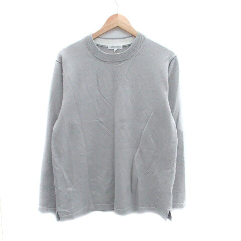 Crew Neck - 【中古】グローバルワーク GLOBAL WORK ニット セーター クルーネック 長袖 無地 M グレー /HO27 メンズ 【ベクトル 古着】 250821