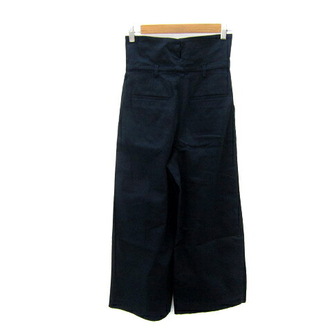 【中古】ロペピクニック ROPE Picnic ワイドパンツ ロング丈 無地 ハイウエスト 36 S 紺 ネイビー /SY13 レディース 【ベクトル 古着】 250828 auc-vector-20475162 ブランド古着の買取販売ベクトル サンプル画像2