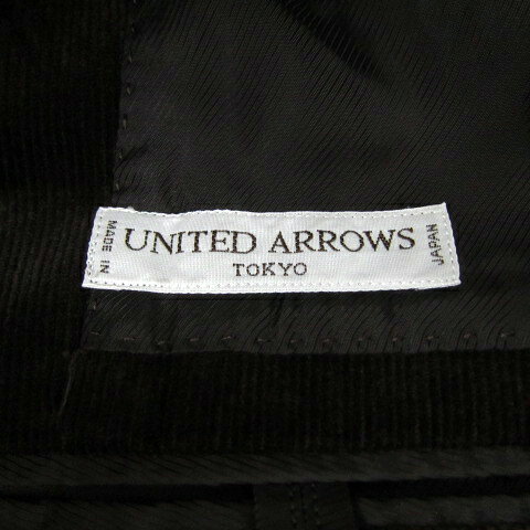 ブランド古着の買取販売ベクトルの【中古】ユナイテッドアローズ UNITED ARROWS テーラードジャケット ミドル丈 シングルボタン コーデュロイ 46 S 茶 ダークブラウン /SY39 メンズ 【ベクトル 古着】 251015｜アングル3