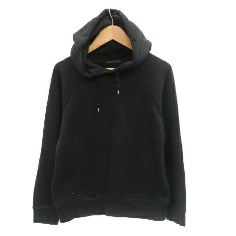 【中古】ゾゾ ZOZO パーカー スウェット プルオーバー 黒 ブラック /YK32 レディース 【ベクトル 古着】 251006