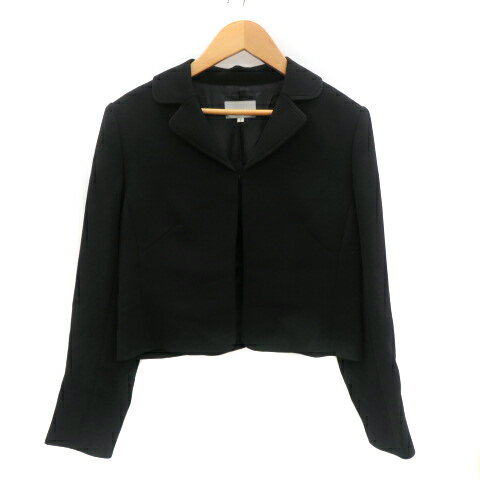 【中古】ソシアル SOCIAL ブラックフォーマル 喪服 オープンカラージャケット ショート丈 総裏地 7 黒 ブラック /YK22 レディース 【ベクトル 古着】 251009