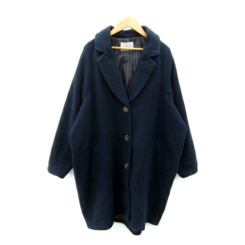 【中古】ノアールレーベル n'OrLABEL チェスターコート ロング丈 無地 2 紺 ネイビー /SY8 レディース 【ベクトル 古着】 250903表記サイズ2（日本サイズM相当） ※実寸サイズをご確認ください。実寸サイズ肩幅：36cm　身幅：65cm　袖丈：63cm　着丈：94cm　　素材本体 レーヨン 50% コットン 30% ポリエステル 20% 裏地 ポリエステル 100%色紺 ※色に関してはこの商品の出品者の主観で判断しておりますので、カタログや正規カラーとは言いまわしが異なる場合がございます。仕様裏地あり 前ポケット×2状態こちらの下記のようなダメージがございます。 ・全体に毛玉、毛羽立ち ・裏地腰から下にほつれ ※全体的に中古品としての使用感と上記のようなダメージがありますが、通常使用には支障のない商品です。 掲載写真や記載内容をご確認いただき、ご理解の上ご購入ください。商品のお問い合わせの回答を休止しております。＊各商品ページの商品詳細等をご確認の上ご購入ください。【中古】ノアールレーベル n'OrLABEL チェスターコート ロング丈 無地 2 紺 ネイビー /SY8 レディース 【ベクトル 古着】 250903状態ランク　”B”詳細については、下記および「状態ランクについて」ページをご覧ください。未使用・新品の商品ほぼ新品同様の商品使用感が少なく、かなり状態の良い商品使用感はあるが、傷や汚れの少ない商品使用感の他、傷や汚れが見られる商品かなり大きな傷みがある難あり商品※S〜CランクはUSED品となりますので、使用感をご理解の上でご入札下さい。状態ランクについてinformation表記サイズ2（日本サイズM相当） ※実寸サイズをご確認ください。実寸サイズ肩幅：36cm　身幅：65cm　袖丈：63cm　着丈：94cm　　素材本体 レーヨン 50% コットン 30% ポリエステル 20% 裏地 ポリエステル 100%色紺 ※色に関してはこの商品の出品者の主観で判断しておりますので、カタログや正規カラーとは言いまわしが異なる場合がございます。仕様裏地あり 前ポケット×2状態こちらの下記のようなダメージがございます。 ・全体に毛玉、毛羽立ち ・裏地腰から下にほつれ ※全体的に中古品としての使用感と上記のようなダメージがありますが、通常使用には支障のない商品です。 掲載写真や記載内容をご確認いただき、ご理解の上ご購入ください。商品のお問い合わせの回答を休止しております。＊各商品ページの商品詳細等をご確認の上ご購入ください。本商品は一点物です他サイトや店舗にて販売している商品です。多少のお時間差にて欠品になることもございます。予めご了承頂ますようお願い致します。ベクトル・サイズガイドはこちらこの商品と同じブランドの商品を見る