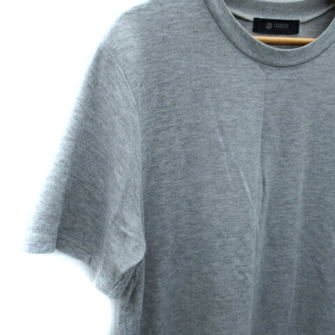 【中古】ナノユニバース nano universe Tシャツ カットソー 半袖 ラウンドネック S グレー /SM21 レディース 【ベクトル 古着】 251003 auc-vector-20516509 ブランド古着の買取販売ベクトル サンプル画像3