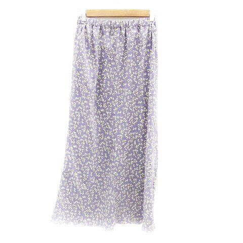 【中古】ロペピクニック ROPE Picnic フレアスカート ロング丈 マキシ丈 花柄 36 S マルチカラー 紫 パープル /HO24 レディース 【ベクトル 古着】 250916 auc-vector-20501019 ブランド古着の買取販売ベクトル サンプル画像2