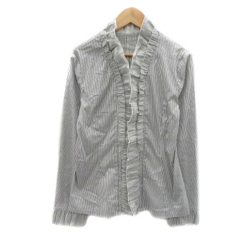 レナウン　エンスイート　☆　白　刺入り　プルオーバーブラウス　2 2025年最新ensuite レディース 長袖 シャツ・ブラウスの人気アイテム